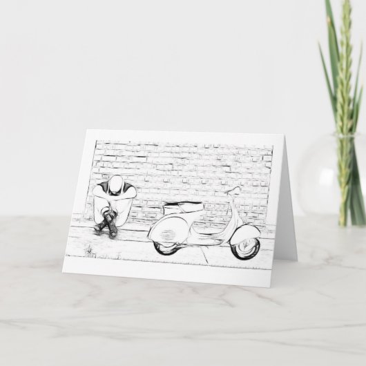 スクーター皮膚 カード (正面)