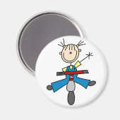 スクーター磁石の少女 マグネット (正面/裏面)