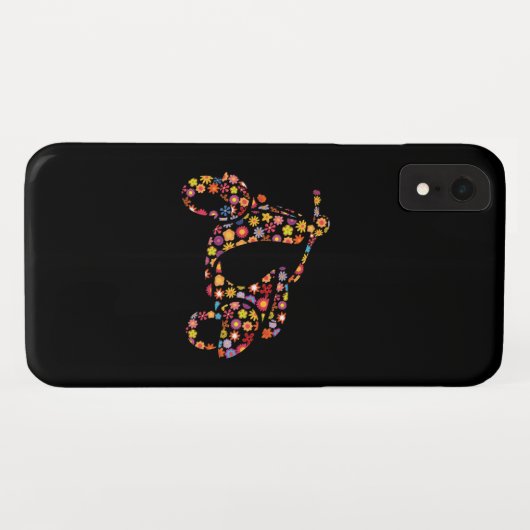 スクーター花の模様 Case-Mate iPhoneケース (裏面(横))