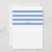 スクーター誕生パーティーの少年 招待状 (裏面)