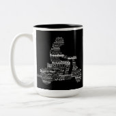 スクーター語照合 ツートーンマグカップ (左)