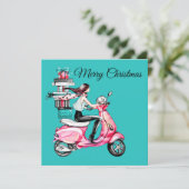 スクーター運のプレゼント カード (スタンド正面)