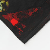 スクーター飛んでいるマニア – スタントスクーターのトリック フリースブランケット (角)