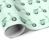 スクーター魅力的パレード ラッピングペーパー (ロールコーナー)