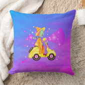 スクーター魔女装飾用クッション クッション (ブランケット)