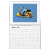 スクーター2015のカレンダーの*reprinted*のブギウギ カレンダー (3月 2026)