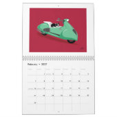 スクーター2015のカレンダーの*reprinted*のブギウギ カレンダー (2月 2027)