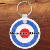 スクーター・ガール・キーチェーン キーホルダー (正面)