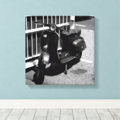 スクーター キャンバスプリント (インサイチュ (ウッドフロア))