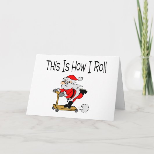 スクーター・サンタ シーズンカード (正面)