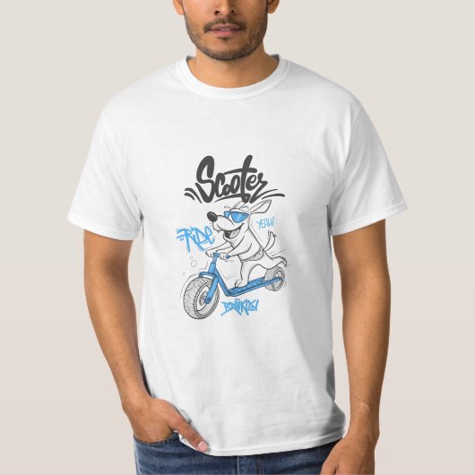 スクーター・パップ Tシャツ (正面)