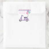 スクーター&プレイドパーソナライズされたシール スクエアシール (バッグ)