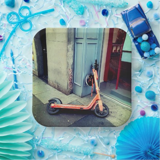 スクーター ペーパープレート (パーティー)