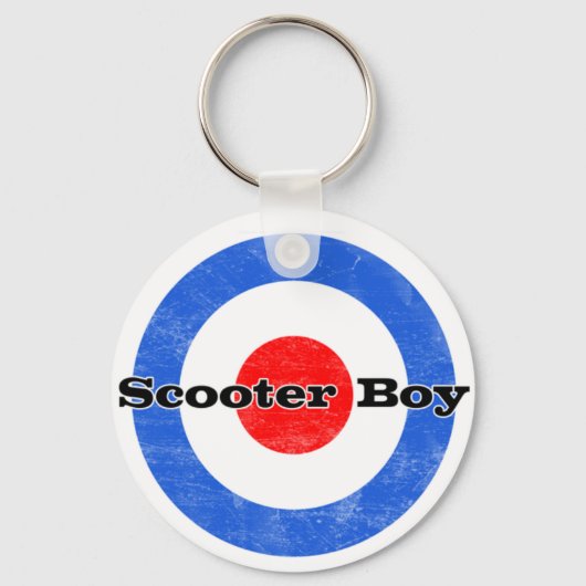 スクーター・ボーイ・キーチェーン キーホルダー (正面)