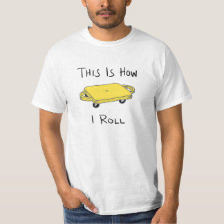 スクーター・ボード"これは私の転が方法だ" – 黄色 Tシャツ