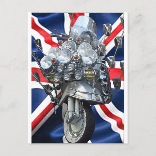 スクーター ポストカード (正面)