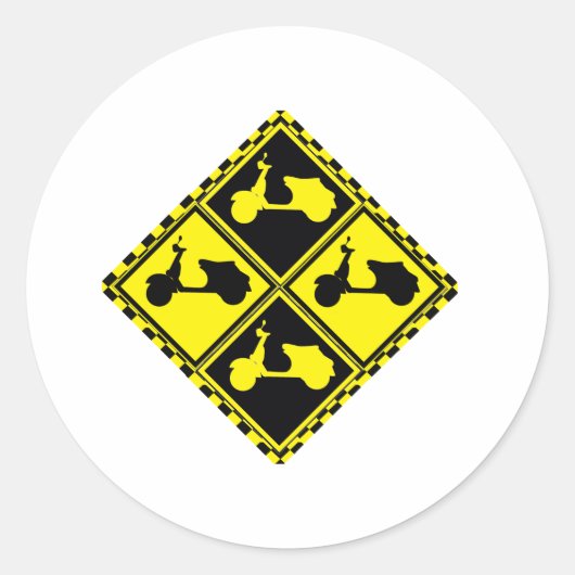 スクーター・マニア! ラウンドシール (正面)