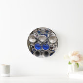 スクーター ラウンド壁時計 (ホーム)