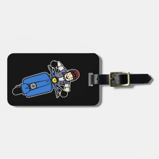 スクーター ラゲッジタグ (正面横)