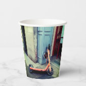 スクーター 紙コップ (正面)
