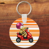 スクーターXLキーチェーンのネズミ キーホルダー (正面)