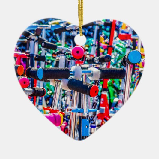 スクータ買ーの時間 セラミックオーナメント (正面)