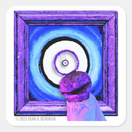 スクーットオーバーアッシザバーカーオンアイエイリアン スクエアシール