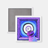 スクーットオーバーアッシザバーカーオンアイエイリアン マグネット (正面/裏面)