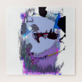 スクートにレース – スタントスクーター ジグソーパズル (横)