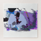 スクートにレース – スタントスクーター ジグソーパズル (縦)