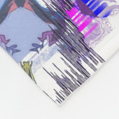 スクートにレース – スタントスクーター フリースブランケット (角)