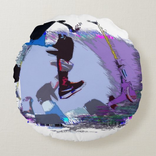 スクートにレース – スタントスクーター ラウンドクッション (正面)