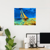 スクーナーアリエルズゴールデンセイルズ1899 ポスター (ホームオフィス)