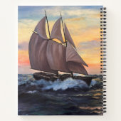 スクーナースパイラルノート ノートブック (裏面)