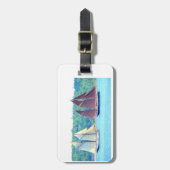 スクーナーズセーリングラベル ラゲッジタグ (正面縦)