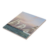 スクーナーズドレッドノーブルとコロンビア1870 タイル (側面)