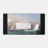 スクーナーズドレッドノーブルとコロンビア1870 デスクマット (キーボード&マウス)