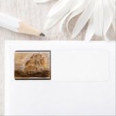 スクーナーヴィンテージの地図 ラベル (インサイチュ)