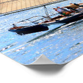 スクーナー帆船のポスター ポスター (角)