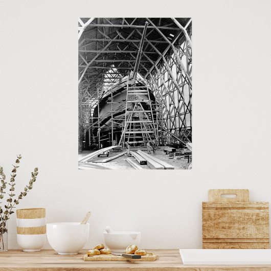 スクーナー建築 ポスター (キッチン)