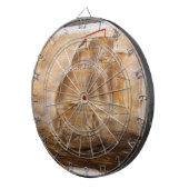 スクーナー船およびヴィンテージの地図 ダーツボード (正面右)