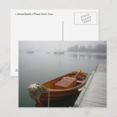 スクーナー船のはがき – 1 ポストカード (正面/裏面)