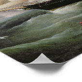 スクーナー船を二本マストで追い払ってドーバーから出た(キャンバスに油) ポスター (角)