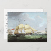 スクーナー船ハリエット1900年代 ポストカード (正面/裏面)