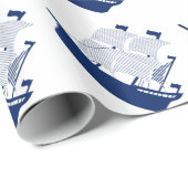 スクーナー船海軍 ラッピングペーパー (ロールコーナー)