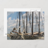 スクーナー葉書 ポストカード (正面/裏面)