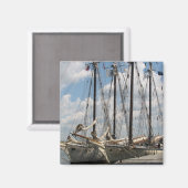 スクーナー角磁石 マグネット (正面/裏面)