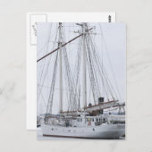 スクーナー ポストカード (正面/裏面)