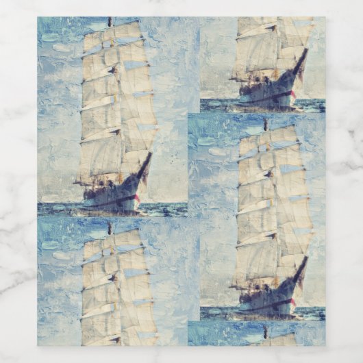 スクーナー ワインラベル (シングルラベル)