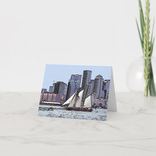 スクーナ感謝していークルーズ サンキューカード (正面)